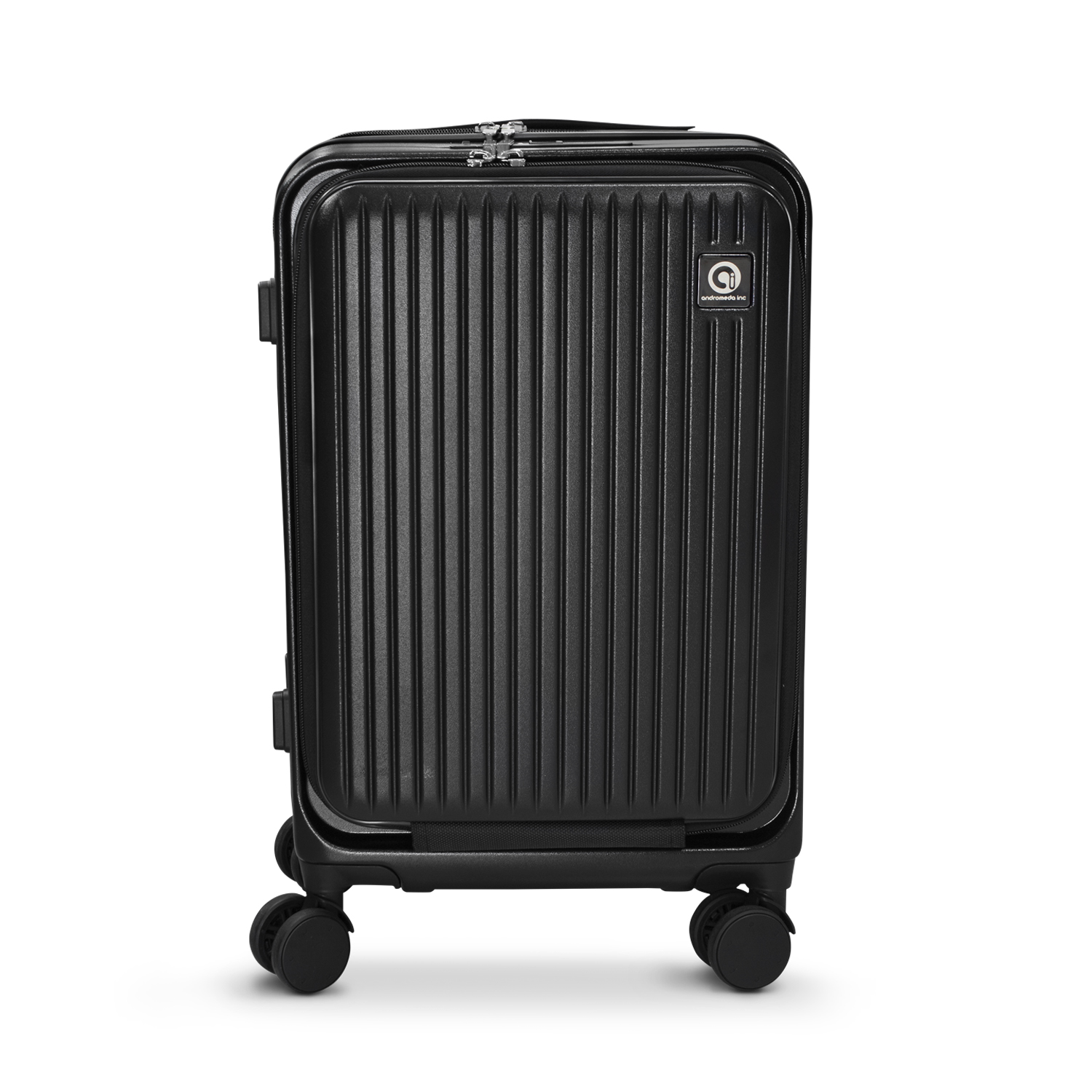 Maleta de Viaje Carry On carga USB, Candado TSA en color Negro 