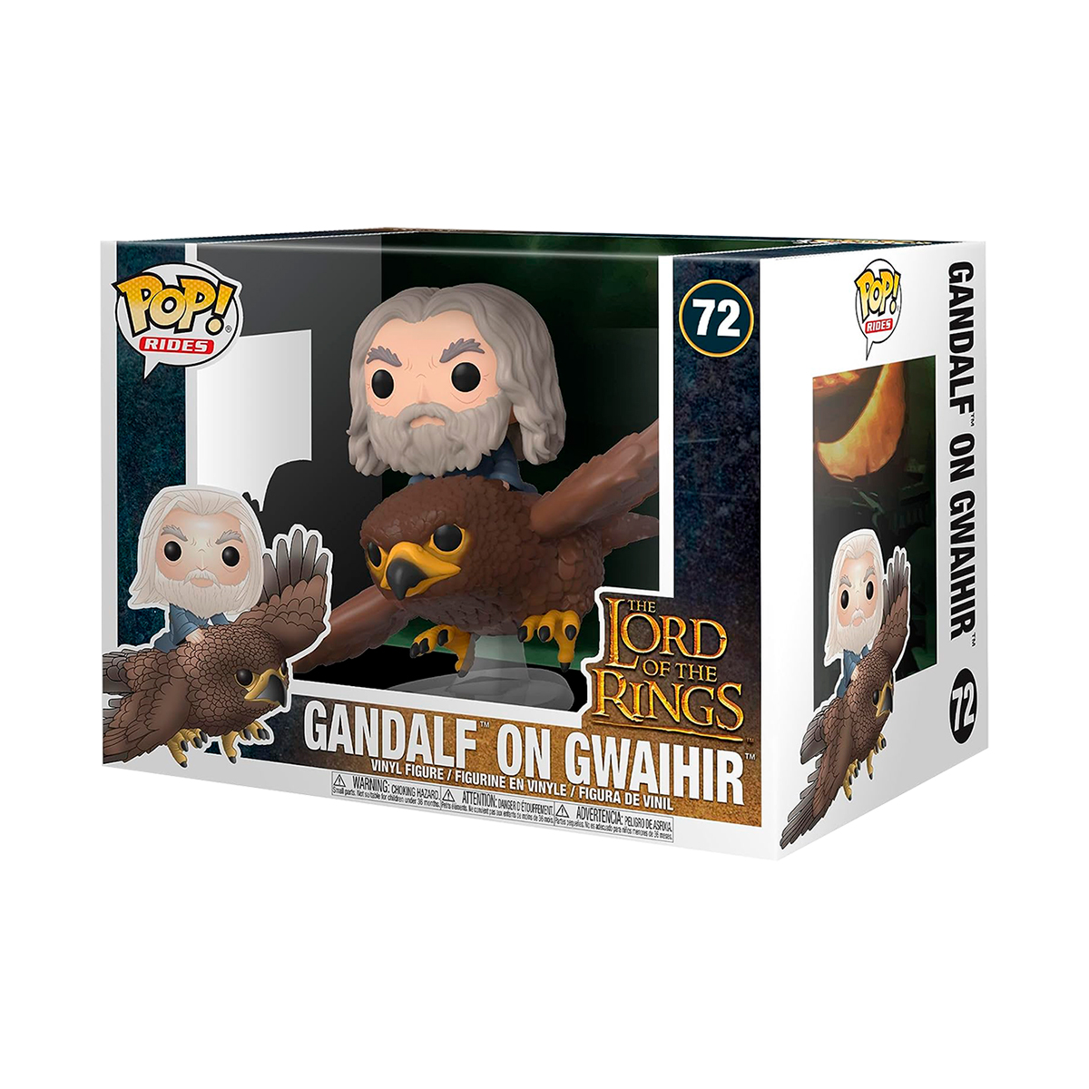 Funko Pop Gandalf Y Gwaihir #72 Rides El Señor De Los Anillos Figura Original