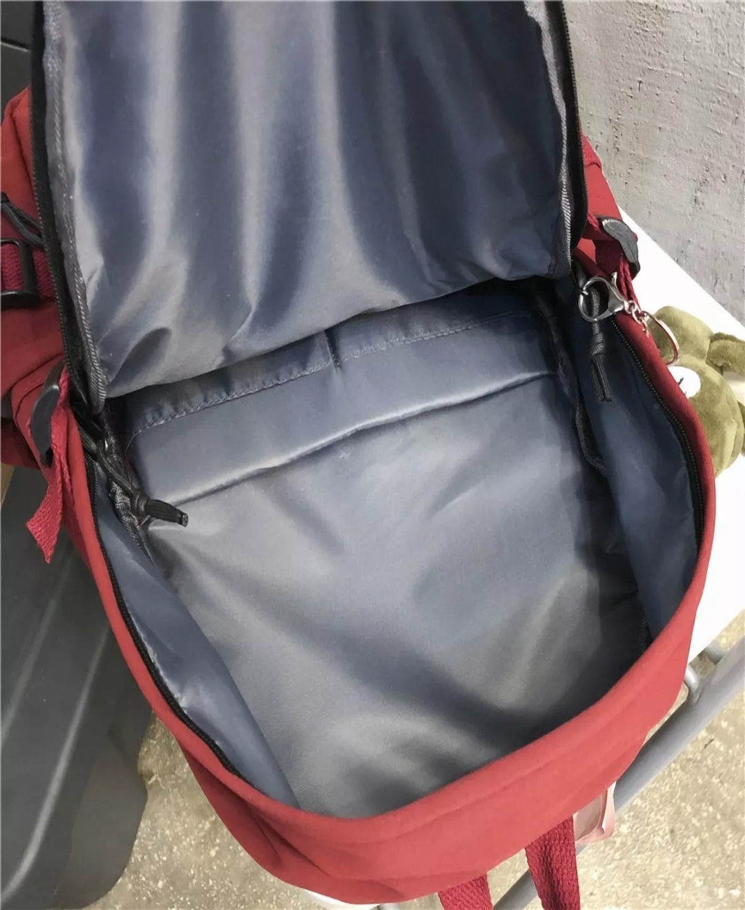 Mochila Nailon Unisex Viaje Compras Casual Multi Bolsillos