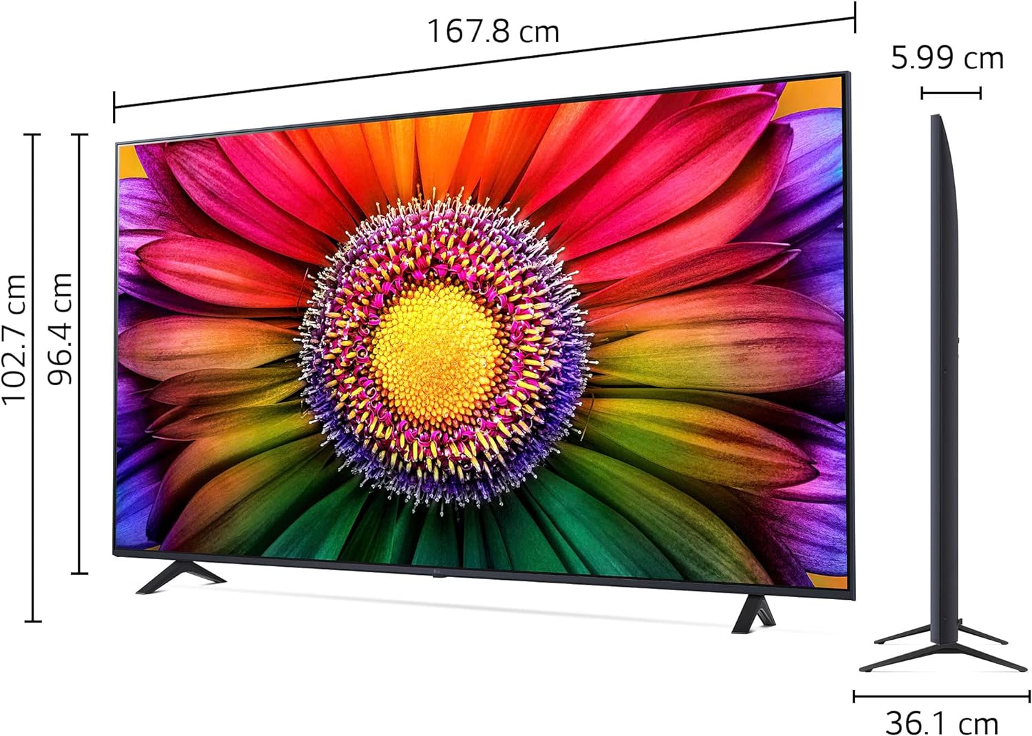 Pantalla 75" UHD ai thinq UR8750 4K Smart TV LG