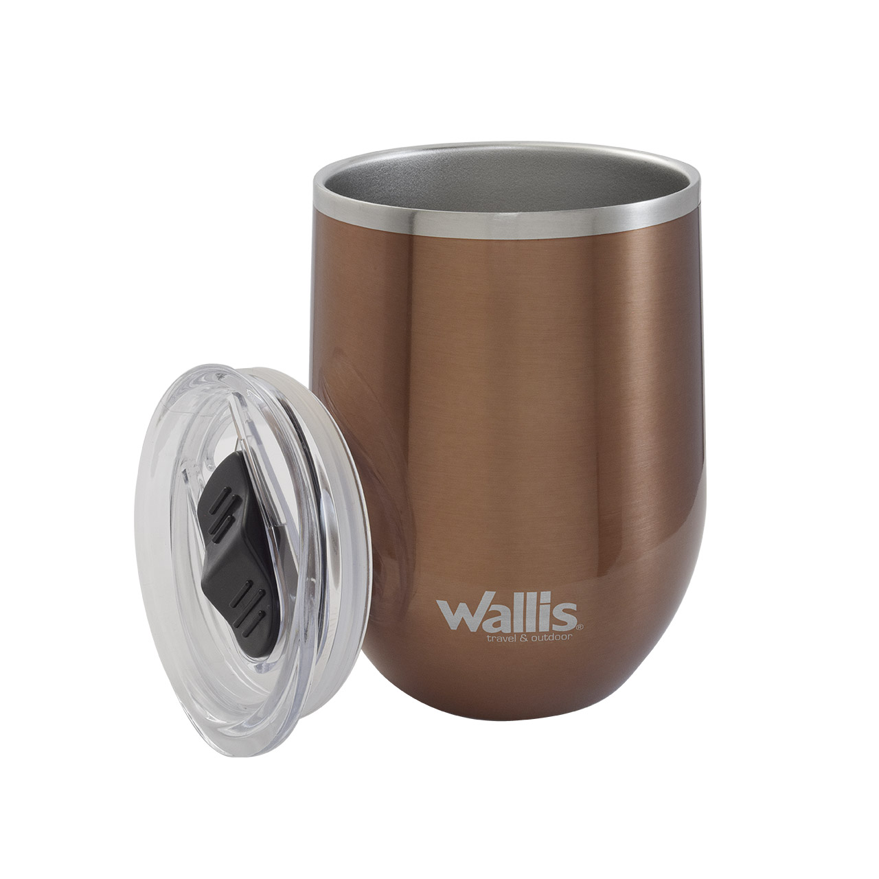 Termo con protector deslizante, 350 ml, cobre metálico