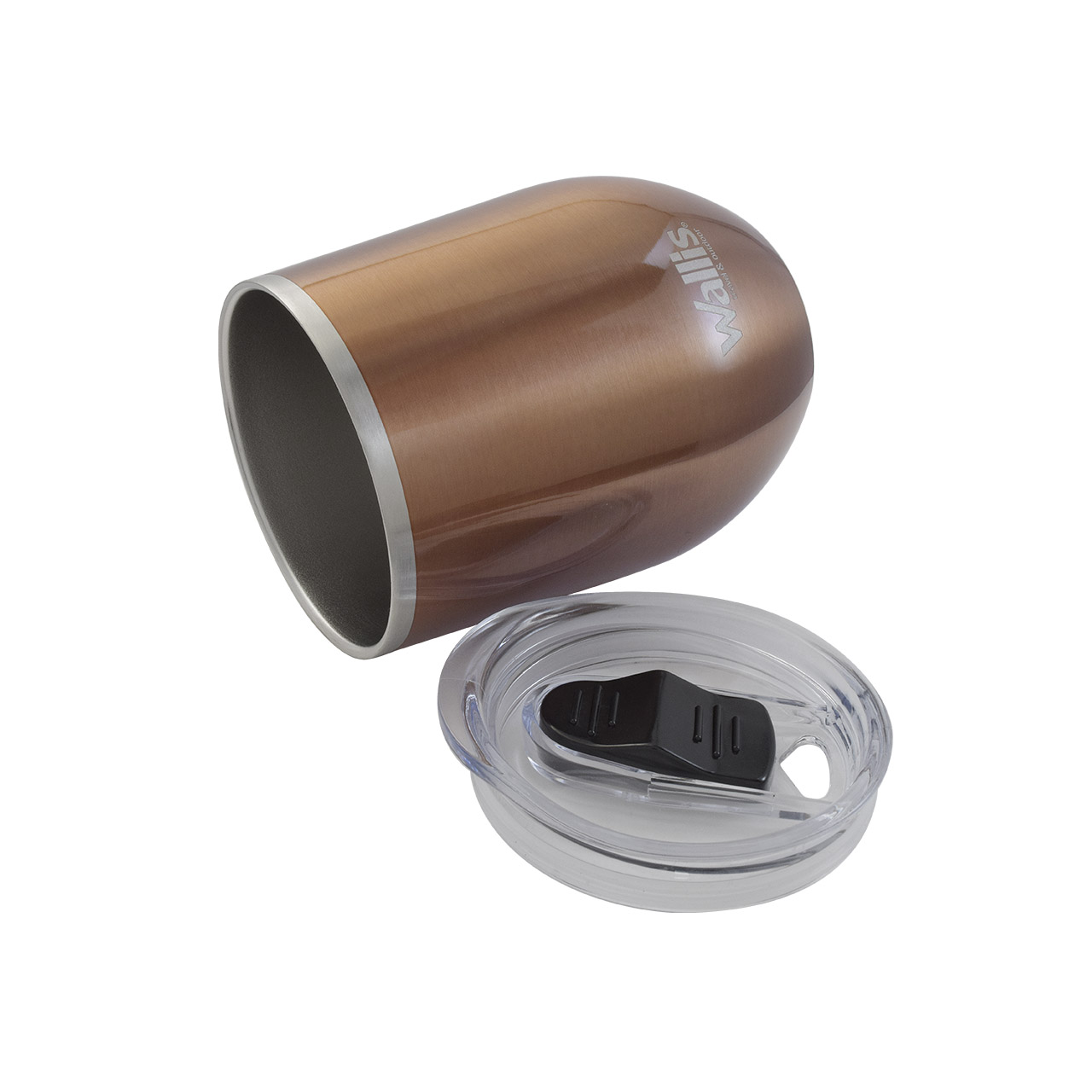 Termo con protector deslizante, 350 ml, cobre metálico