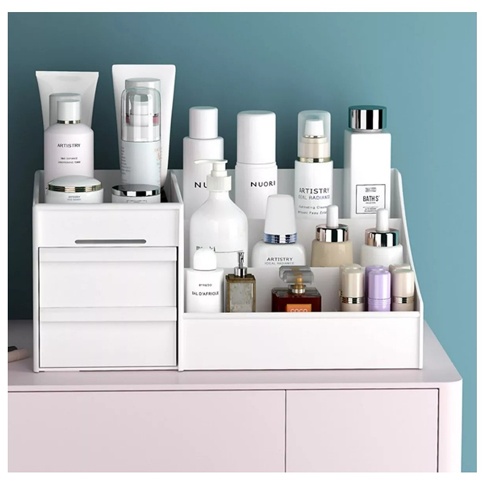 Caja De Almacenamiento De Cosméticos Multifuncional Portátil