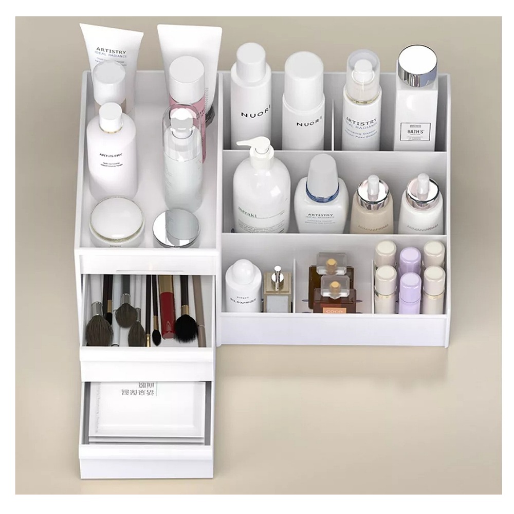 Caja De Almacenamiento De Cosméticos Multifuncional Portátil