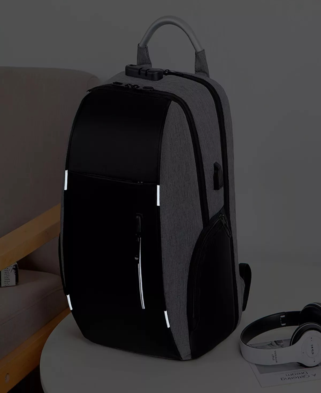 Mochila Antirrobo De Gran Capacidad Con Cargador Usb