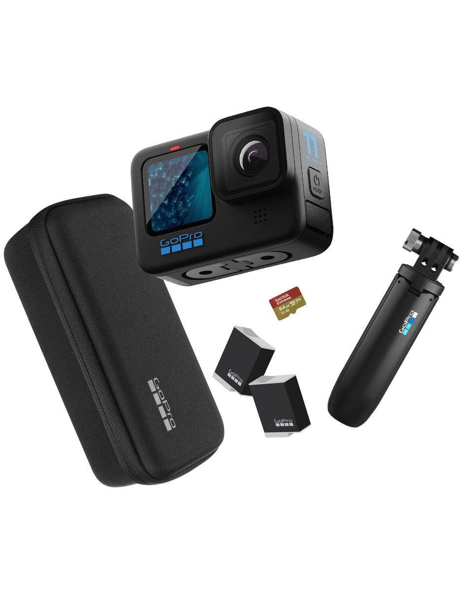 Bundle GoPro Hero 10 + Batería Adicional + Memoria SD + Estuche