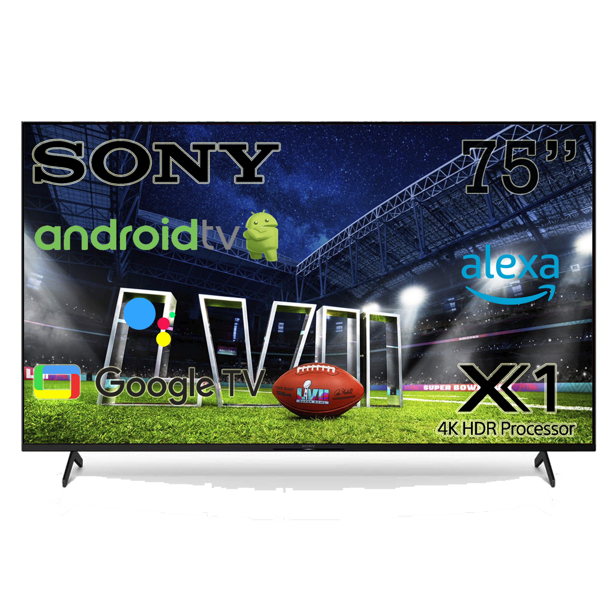 TV  Sony 75 X80CK / X80K 4k ultra HD alto rango Dinmico (HDR) Smart TV (Google TV) (Reacondicionado)