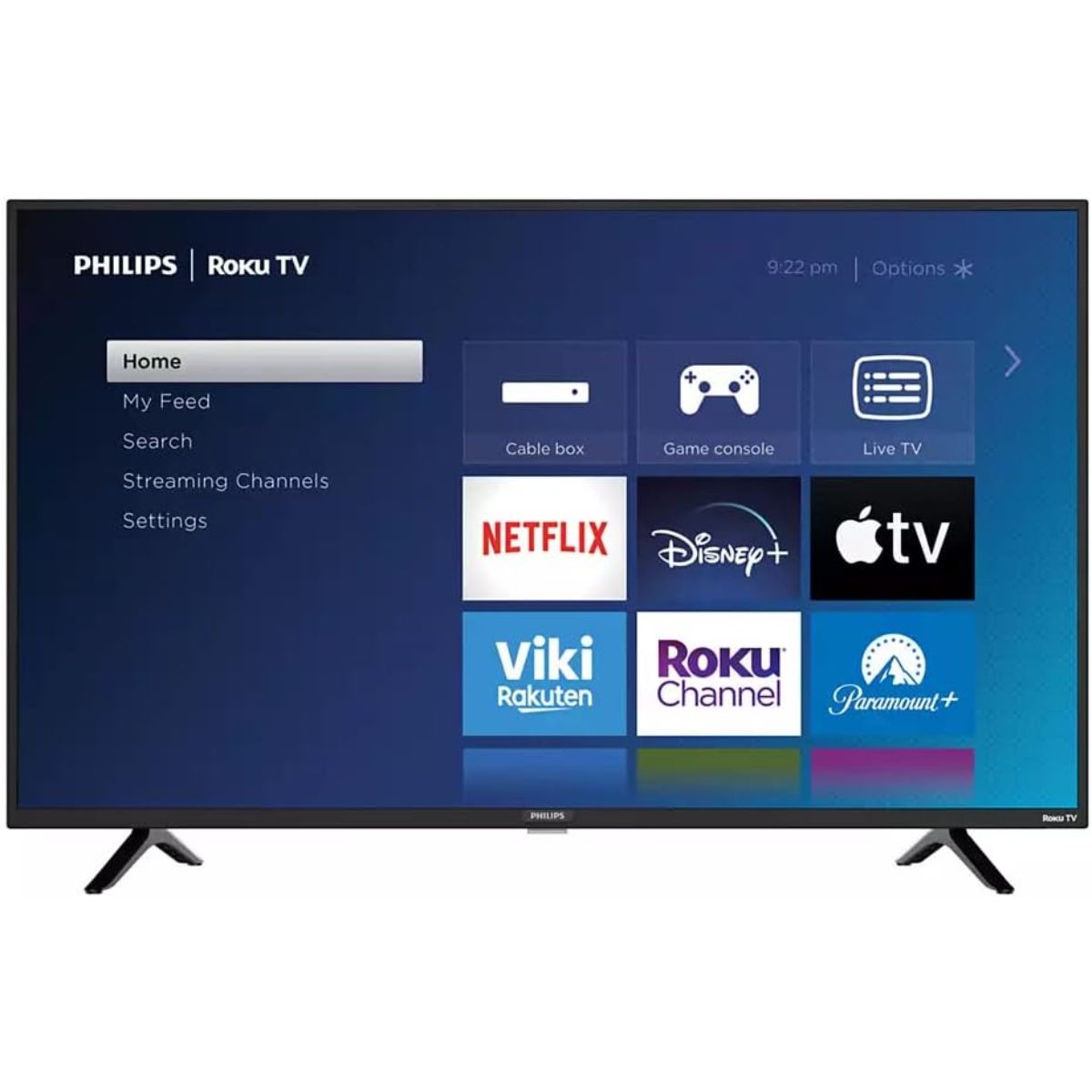 Philips 43 Class 4K Ultra HD (2160p) Roku Smart Led TV (Reacondicionado)