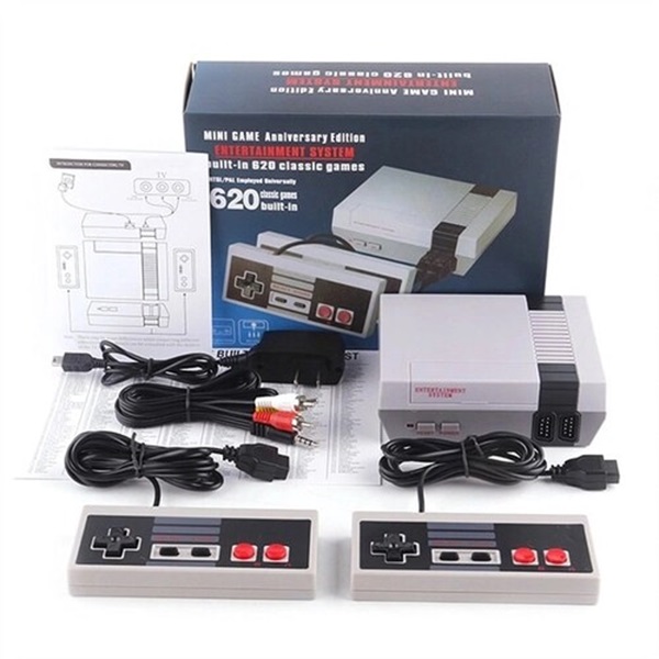 Consola Retro, Mini NES Retro, 620 Juegos Integrados con 2 Controladores Clásicos