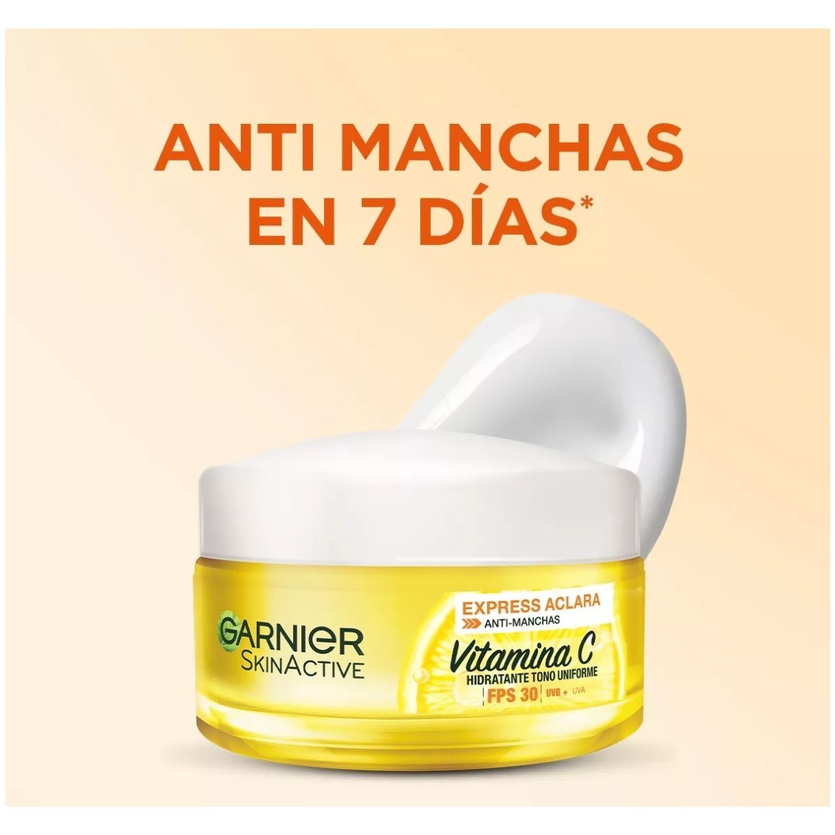 Crema Garnier Express Aclara Antimanchas Con Vitamina C 50 ml