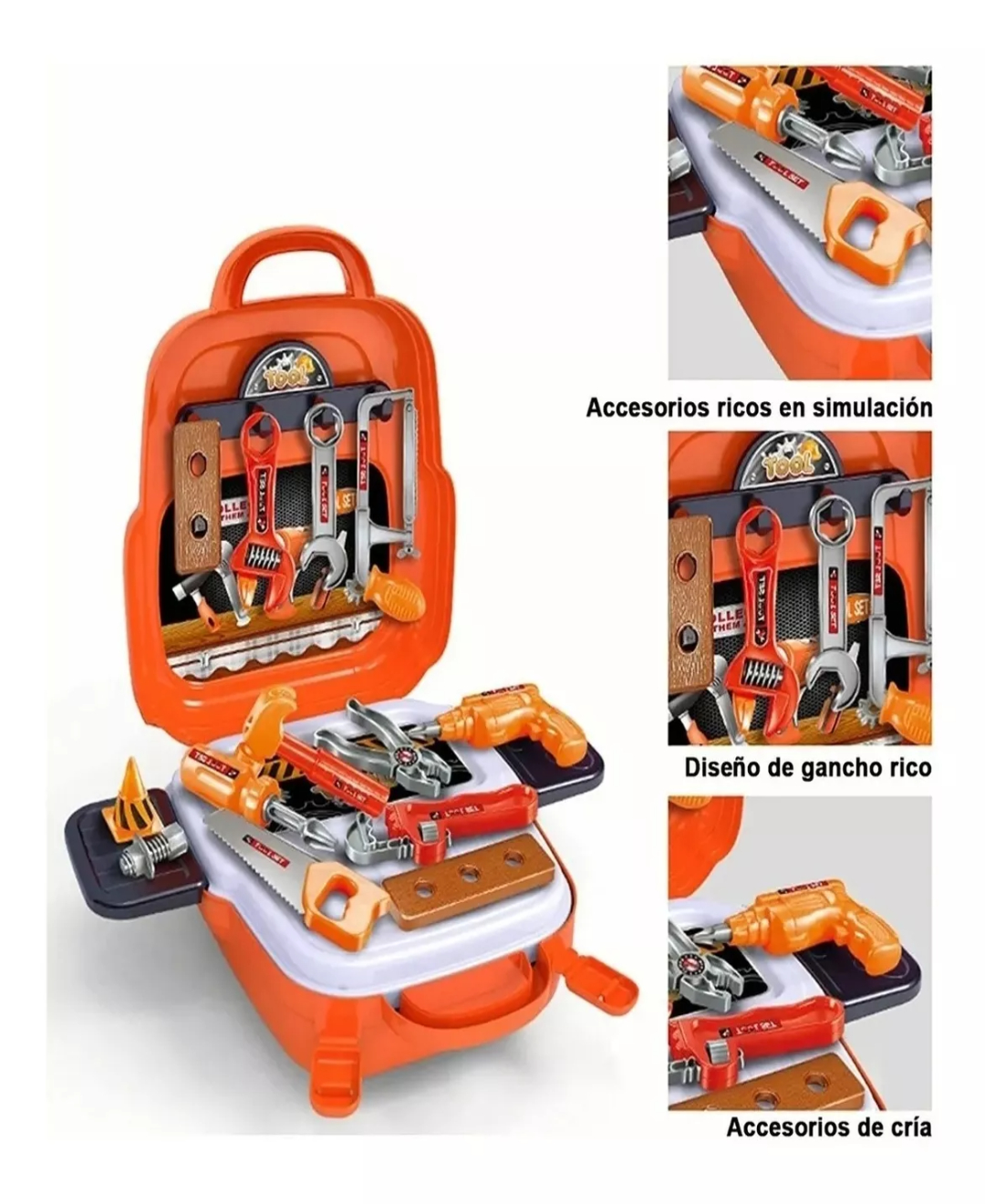 Herramienta Juguetes Mochila Para Niños De Juegos 22 Piezas