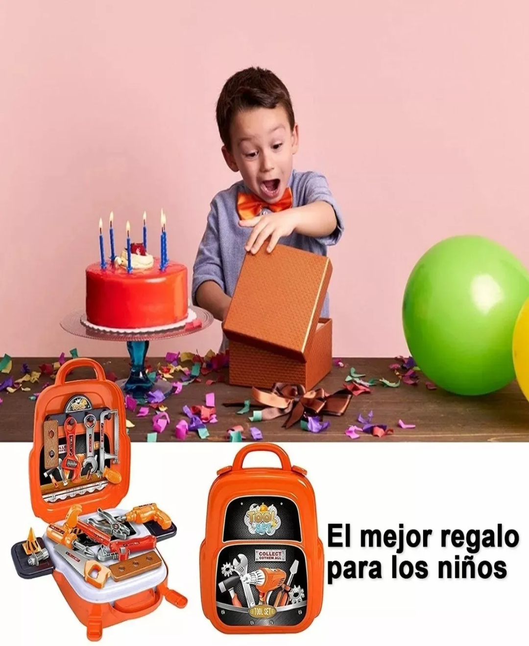 Herramienta Juguetes Mochila Para Niños De Juegos 22 Piezas
