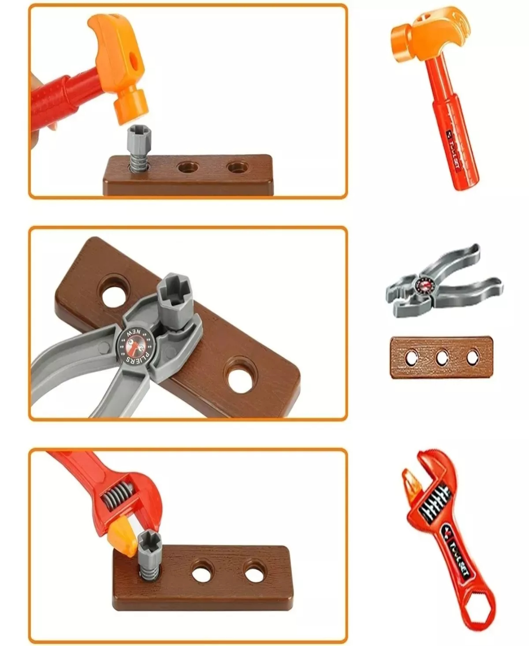 Herramienta Juguetes Mochila Para Niños De Juegos 22 Piezas