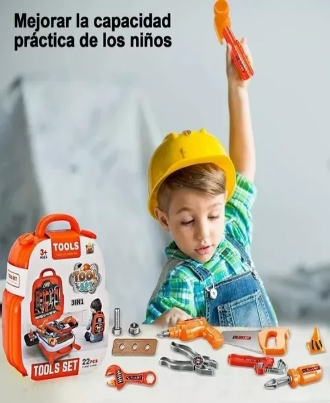 Herramienta Juguetes Mochila Para Niños De Juegos 22 Piezas