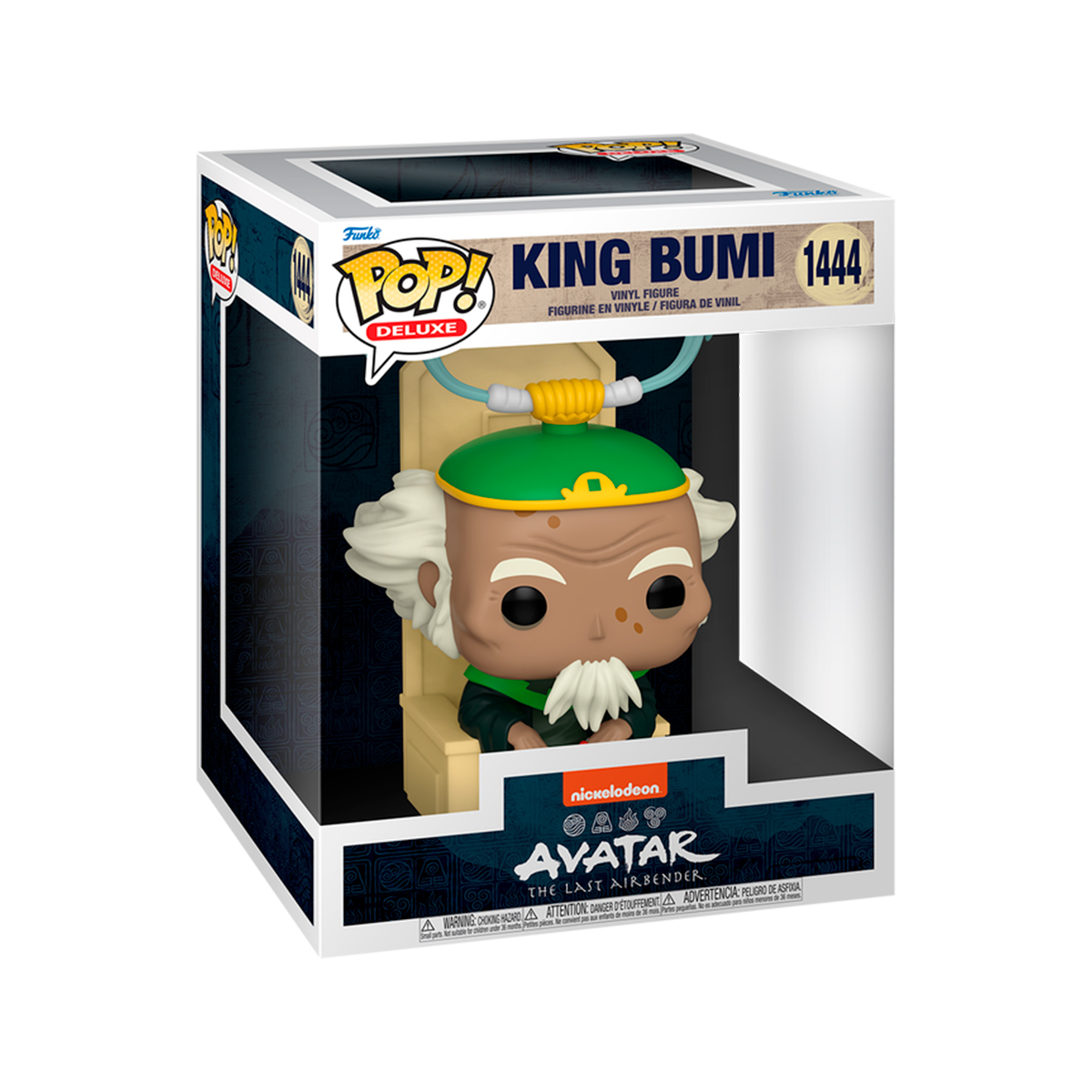 Funko Pop King Bumi #1444 Deluxe Avatar La Leyenda De Aang Nickelodeon Original
