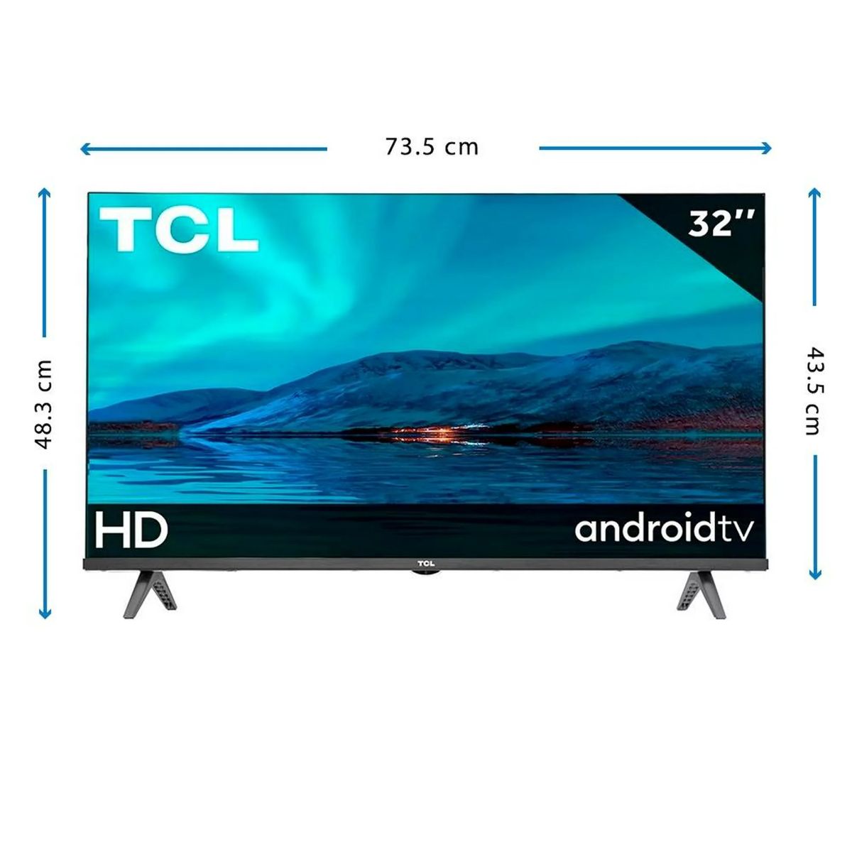 Smart TV TCL Android TV 32A341 LED HD 32, Pantallas