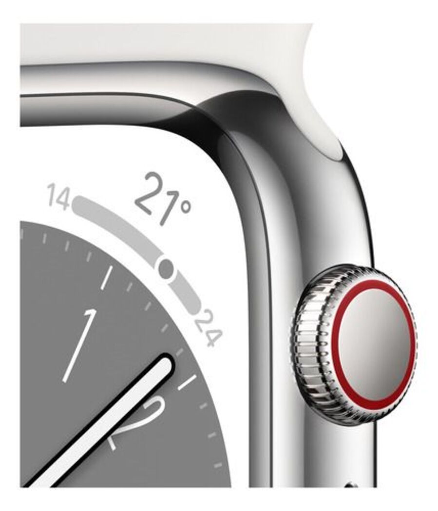 Apple Watch Series 8 Gps Celular Caja Aluminio 45mm Blanca