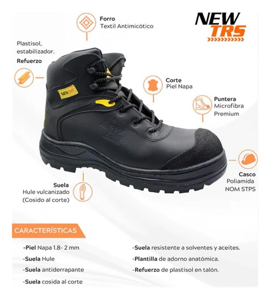 Botas De Piel Con Casquillo Dieléctrico Seguridad New Trs