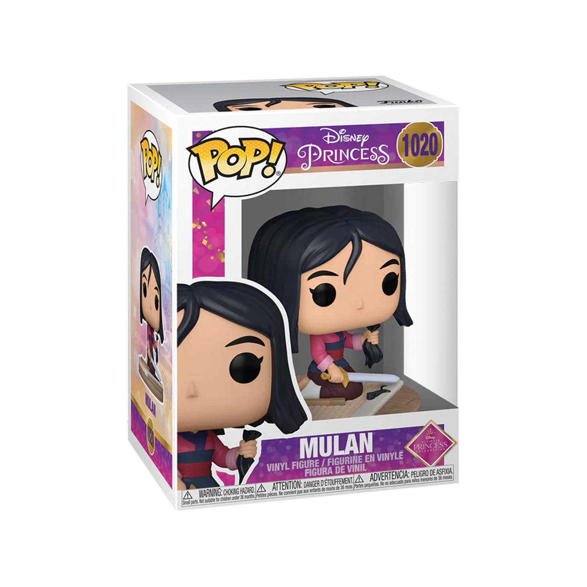 Funko Pop Mulan Con Espada #1020 Ultimate Disney Princesas Figura Original