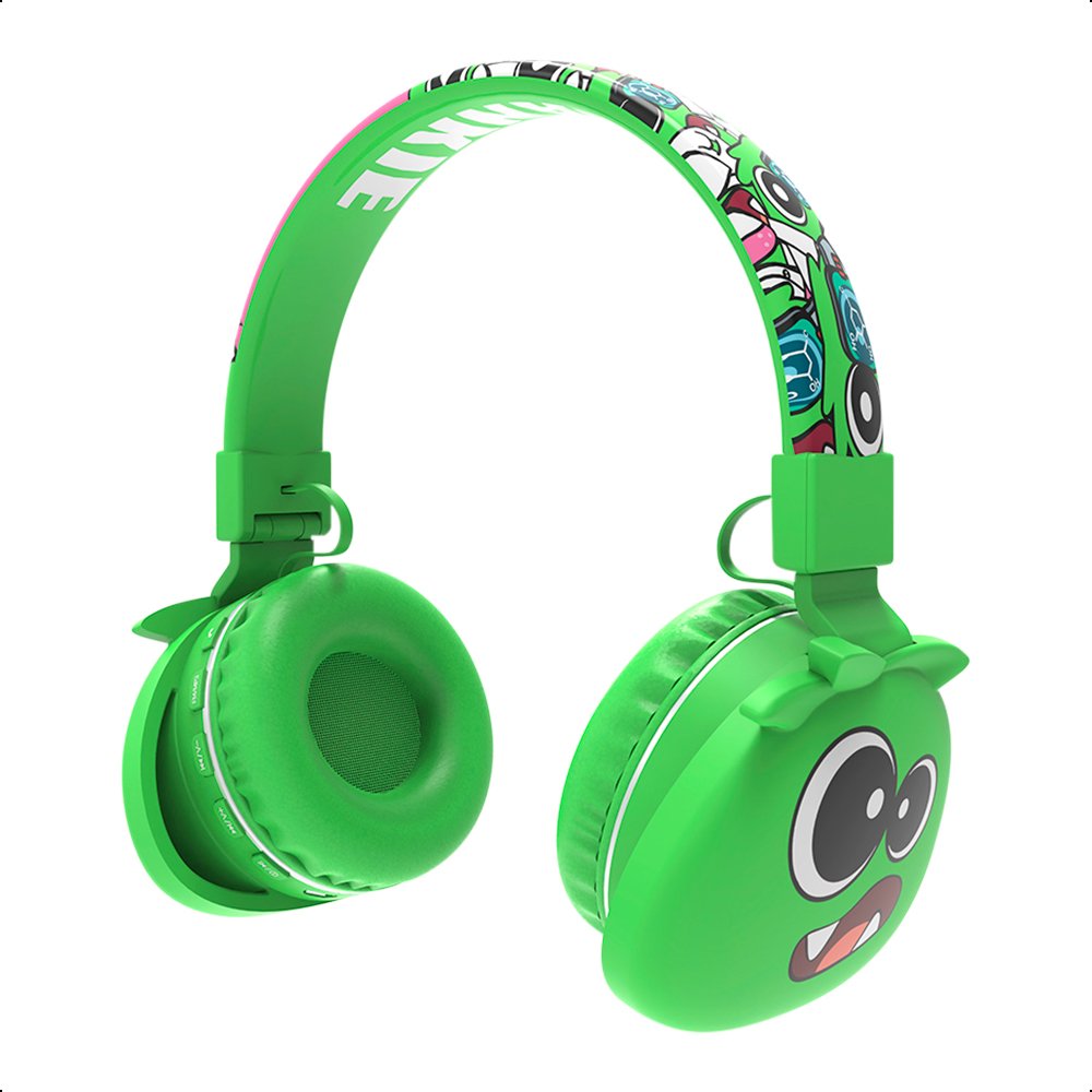 Audífonos Estéreo Bluetooth Infantil Fashion&amp;Cute Color Verde