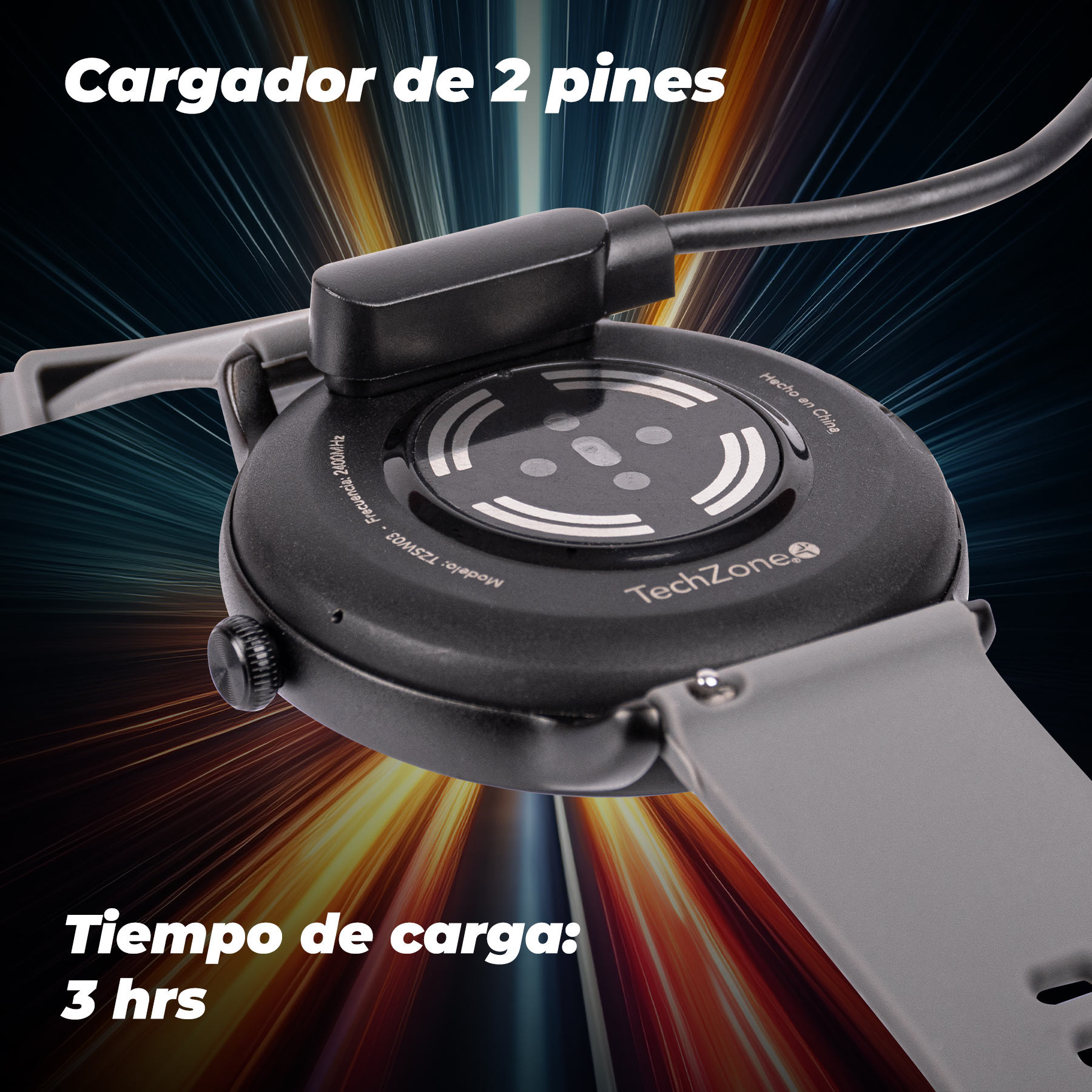 Smartwatch Techzone Casual Contra Salpicaduras Grado Ip 67