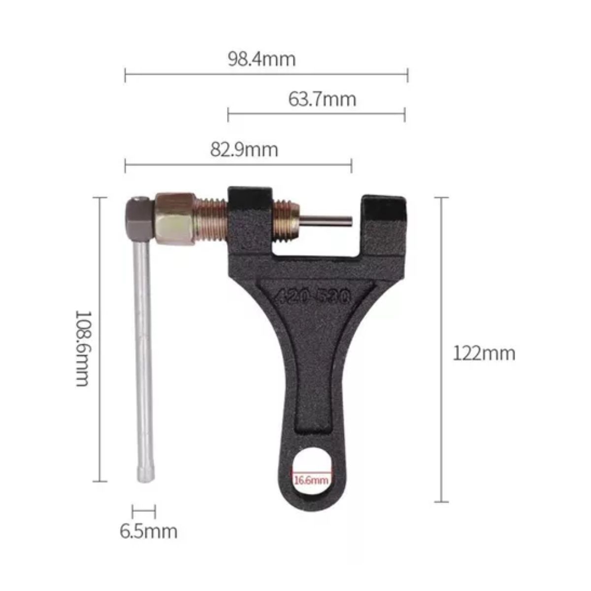 Extractor De Cadena Cortador De Cadena Para Motocicletas Negro