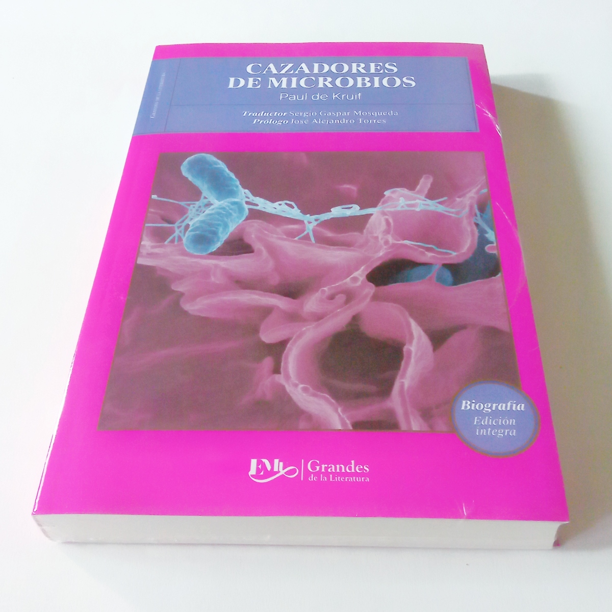 Libro Cazadores De Microbios Biografía Edición Íntegra