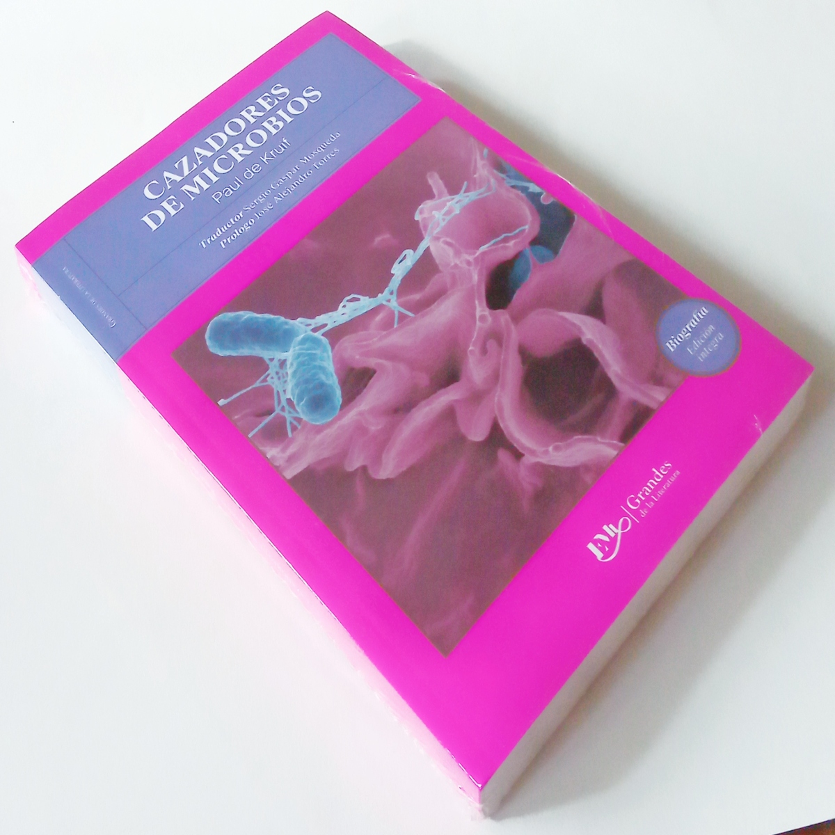 Libro Cazadores De Microbios Biografía Edición Íntegra