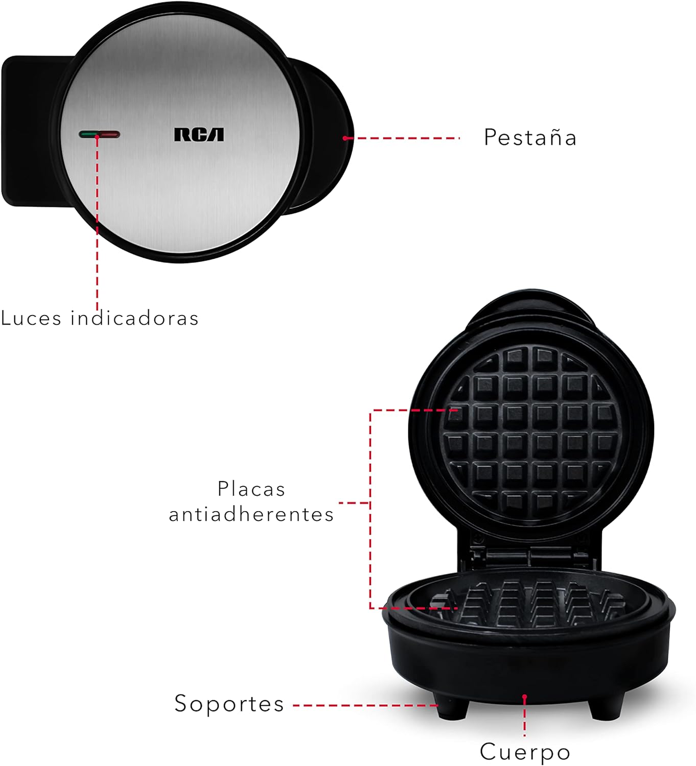 Combo Continental RCA Waflera +Cafetera + Exprimidor RC-CT