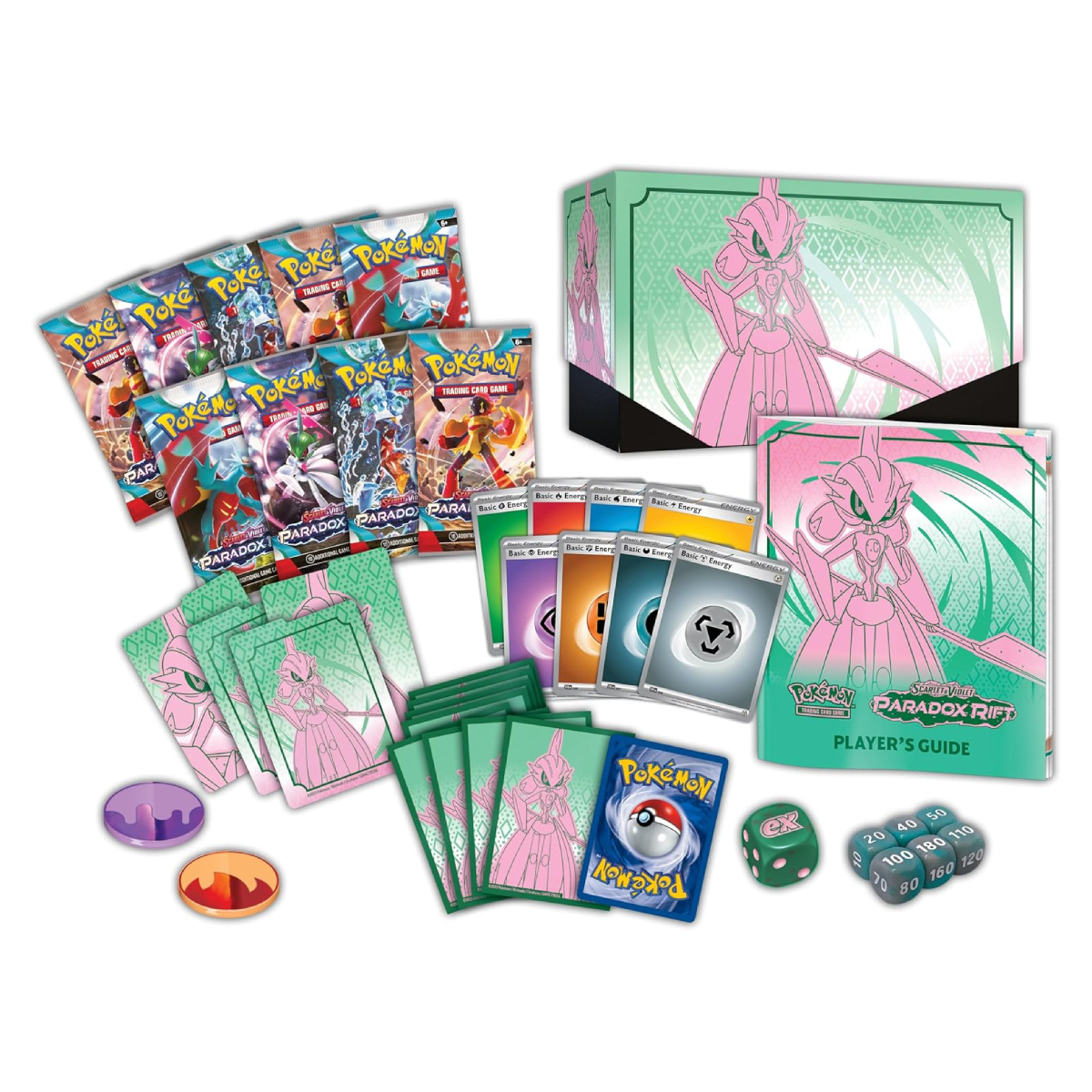 Pokemon TCG Scarlet & Violet: Paradox Rift - Elite Trainer Box Iron Valiant