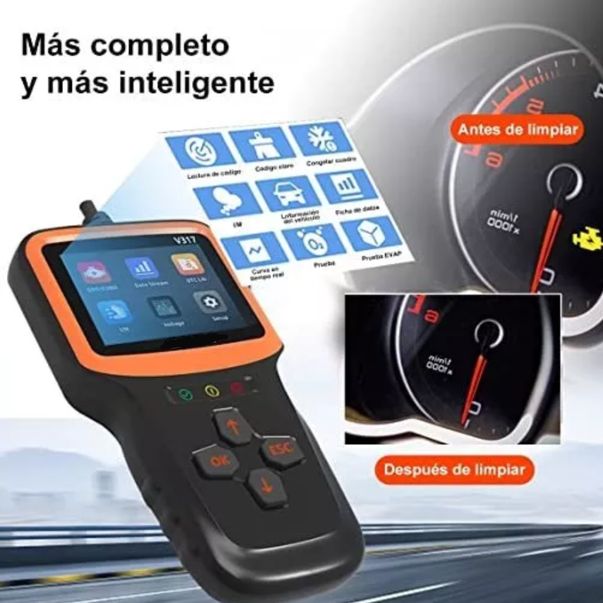 Escáner De Diagnóstico Obd2 V317 Para Automóvil