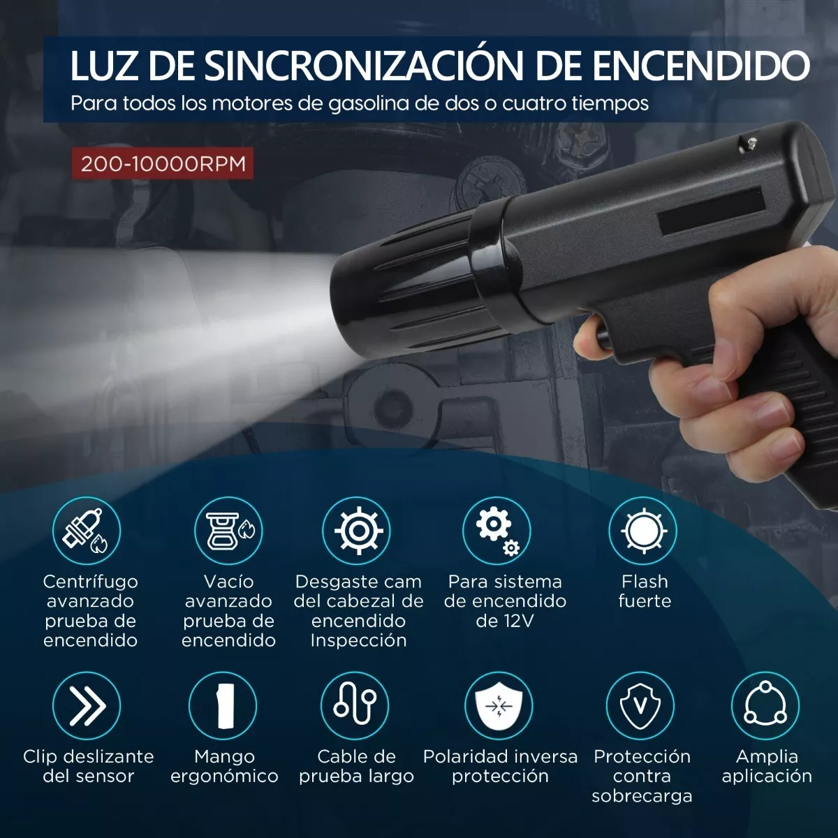 Lámpara De Tiempo Pistola Automotriz Afina Ajuste Autool