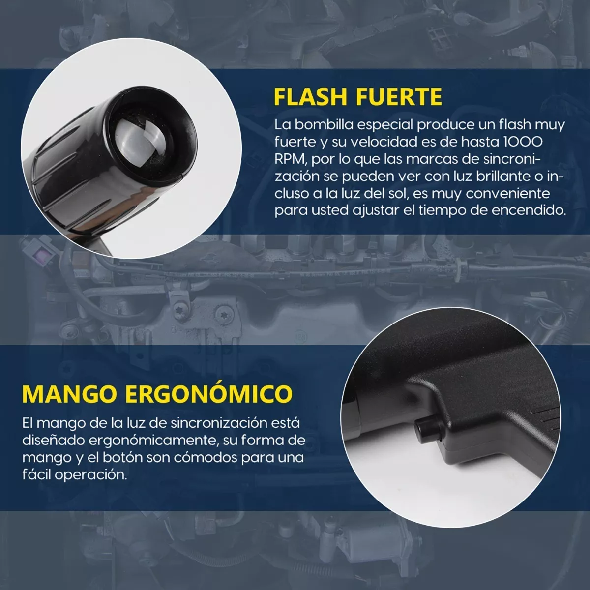 Lámpara De Tiempo Pistola Automotriz Afina Ajuste Autool