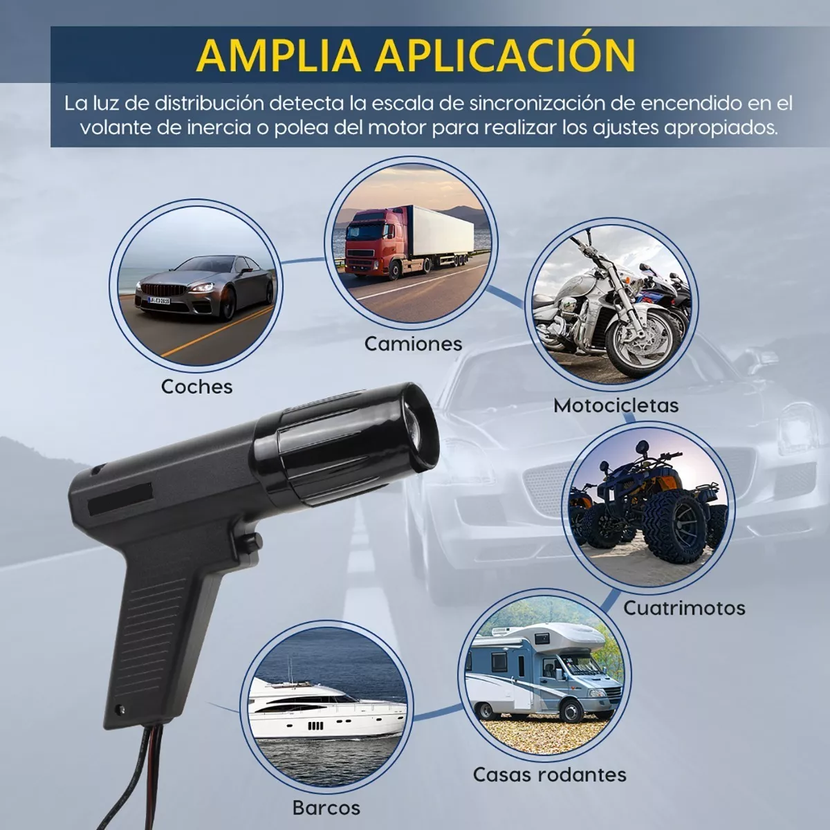 Lámpara De Tiempo Pistola Automotriz Afina Ajuste Autool