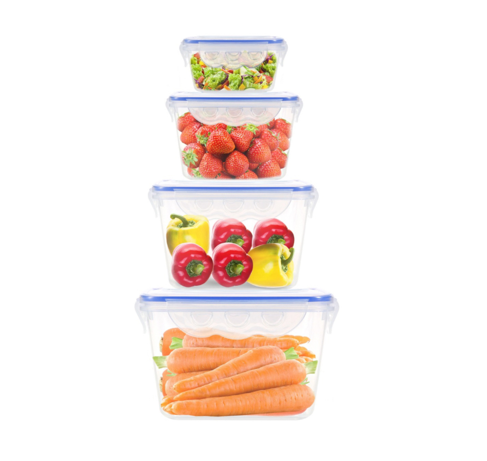 4 Topper Recipiente Contenedor Alimentos