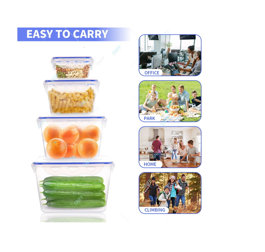 4 Topper Recipiente Contenedor Alimentos