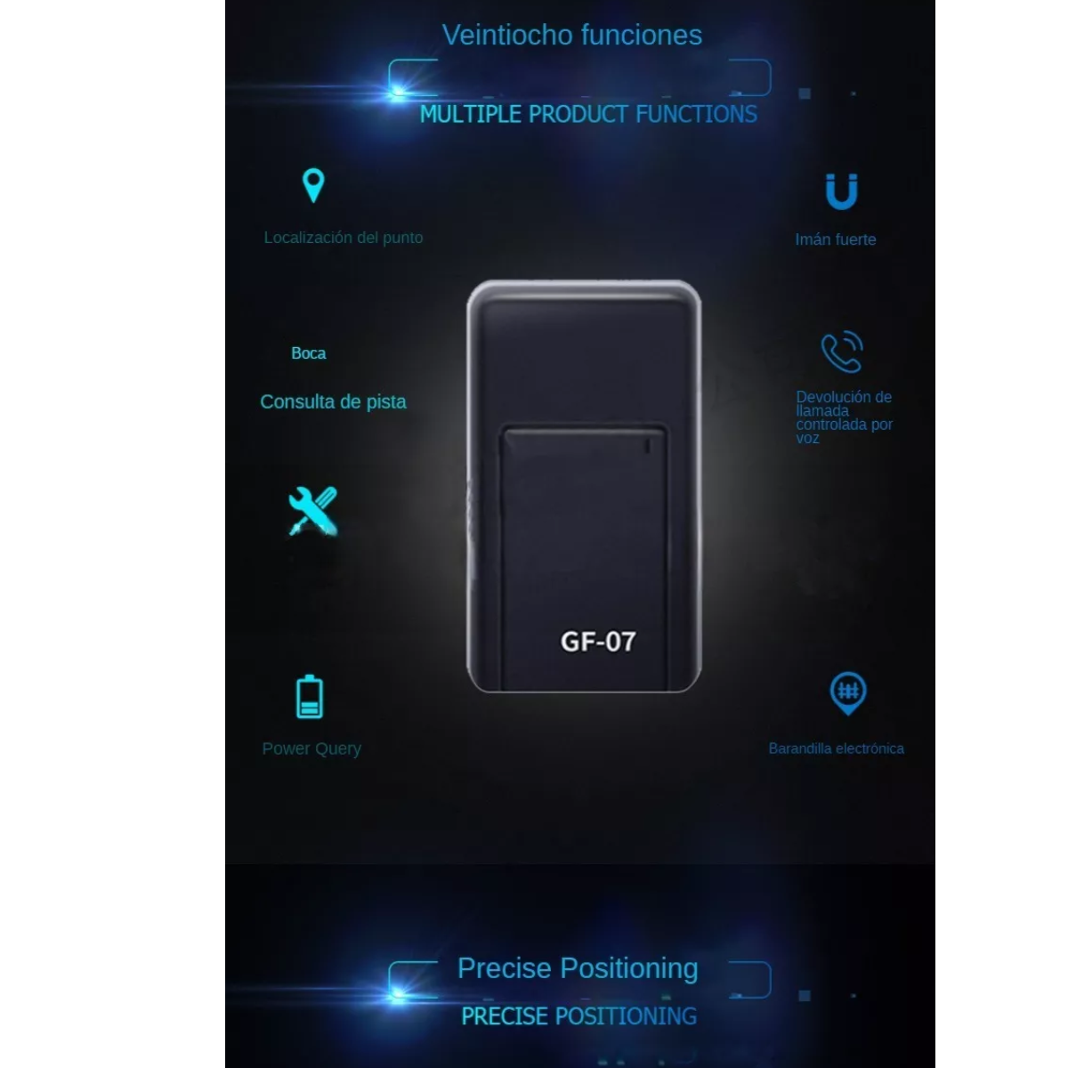 Mini Localizador Magnético Gps Tracker Antirrobo
