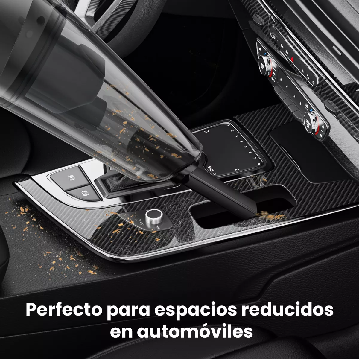 Aspirador De Mano Portátil Para Hogar Y Automóvil Luz Led