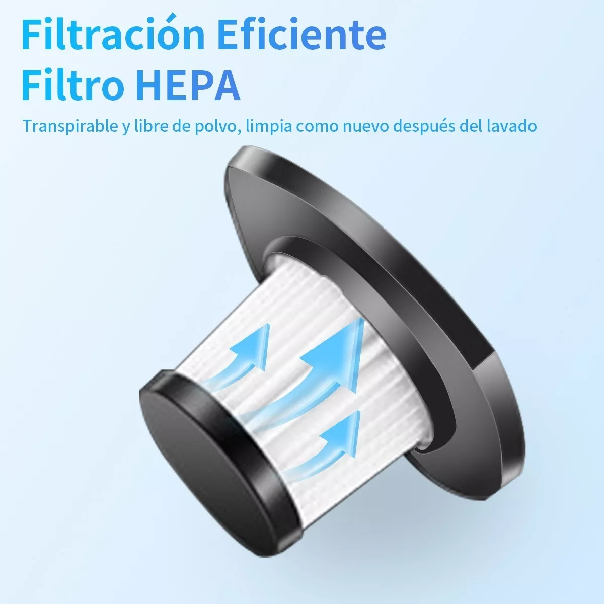 Aspiradora De Mano Portátil Inalámbrica Negro