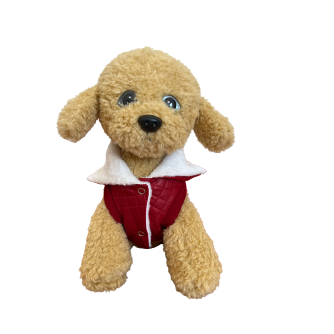 Chaleco Rojo Afelpado Perros Y Gatos Mascotas Pequeñas