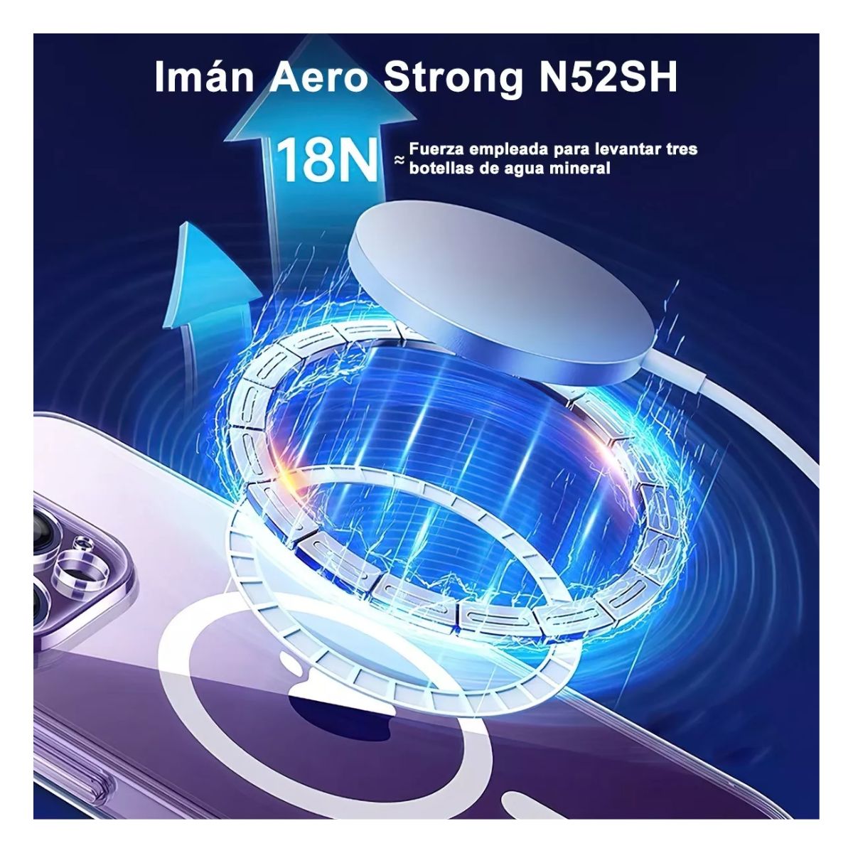 Cargador/magnético Cable De Carga Funda De iPhone 14 Pro Max