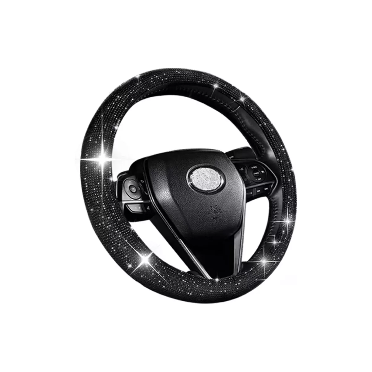 Cubre Volante Mujer Funda Diamante Protector Para Autos