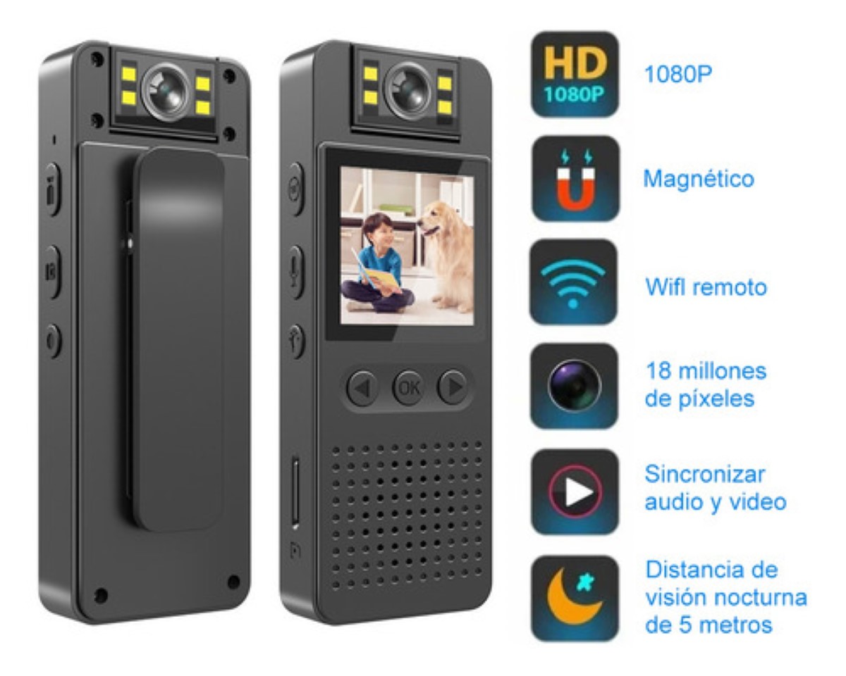 Cámara Inalámbrica,64 gb Telele Webcam,cámara De Seguridad Negro