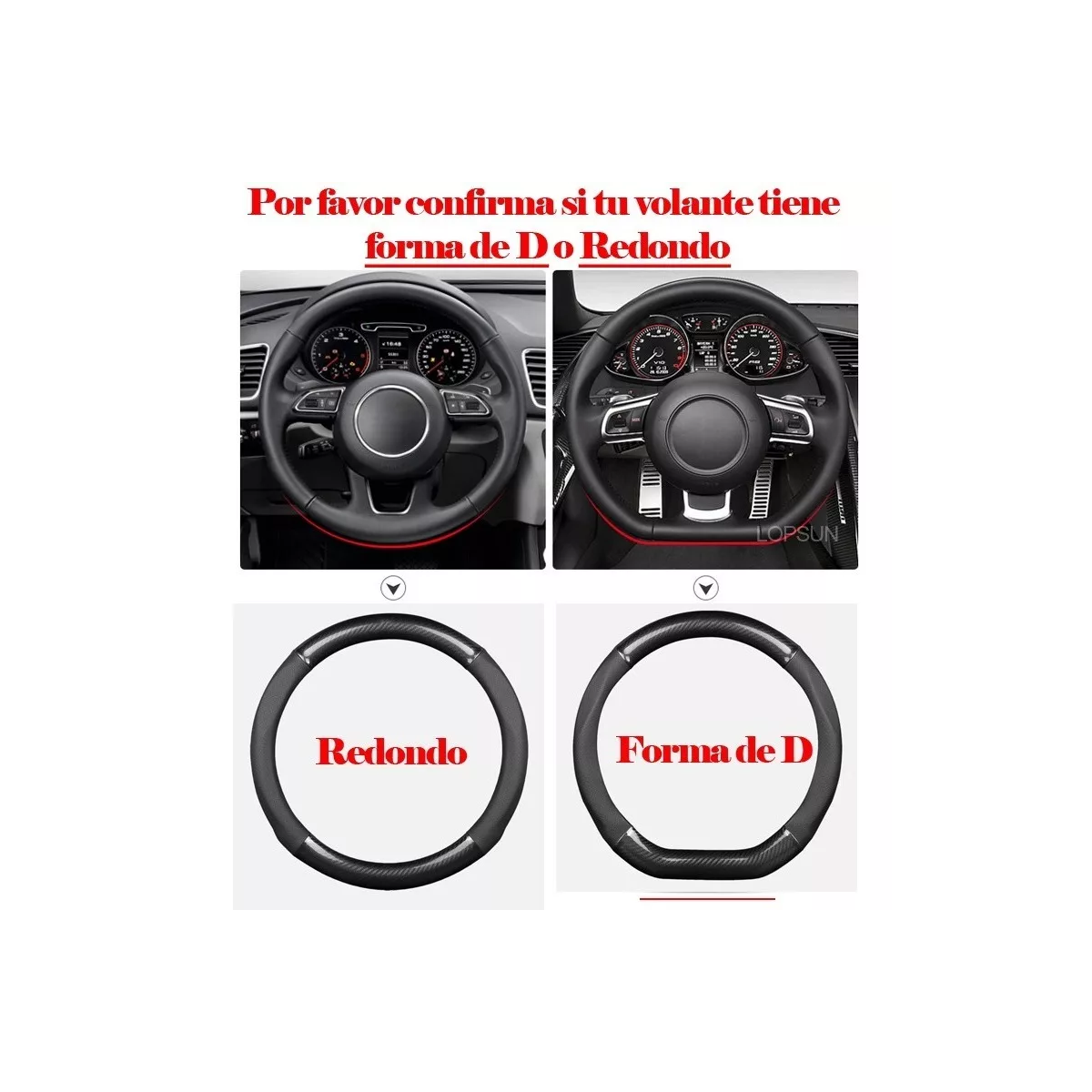 Funda Para Volante De Coche De Malla Transpirable - Antideslizante, Absorbe Sudor, Tamaño Mediano (37-39 Cm)