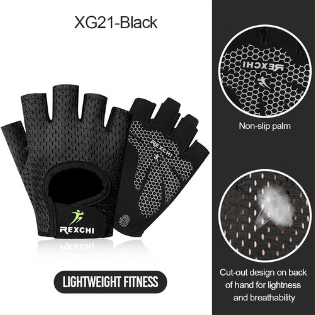 Guantes Gym Tacticos Pesas Crossfit Gimnasio Unixes Talla M, Color Negro