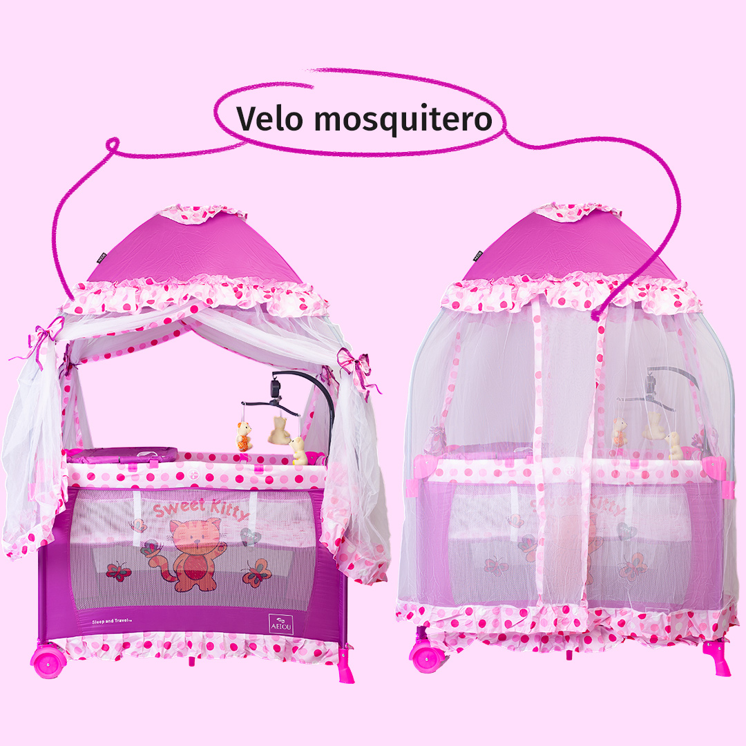 Cuna Corral Aeiou Argentina Toldo Mosquitero Movil Musical Córdoba