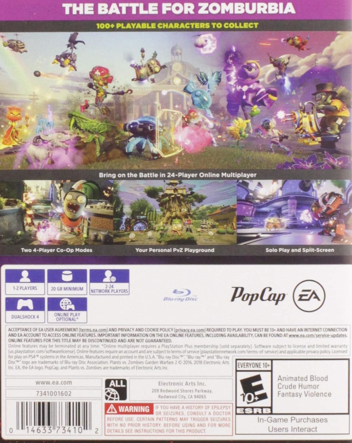 Plants vs zombies garden warfare 2 - PlayStation 4