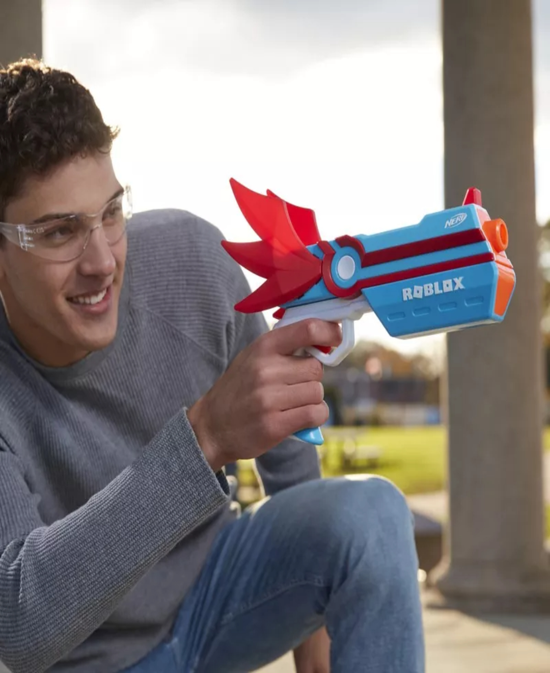 Lanzador Nerf Elite Roblox Mm2 Dartbringer Con 3 Dardos 8+