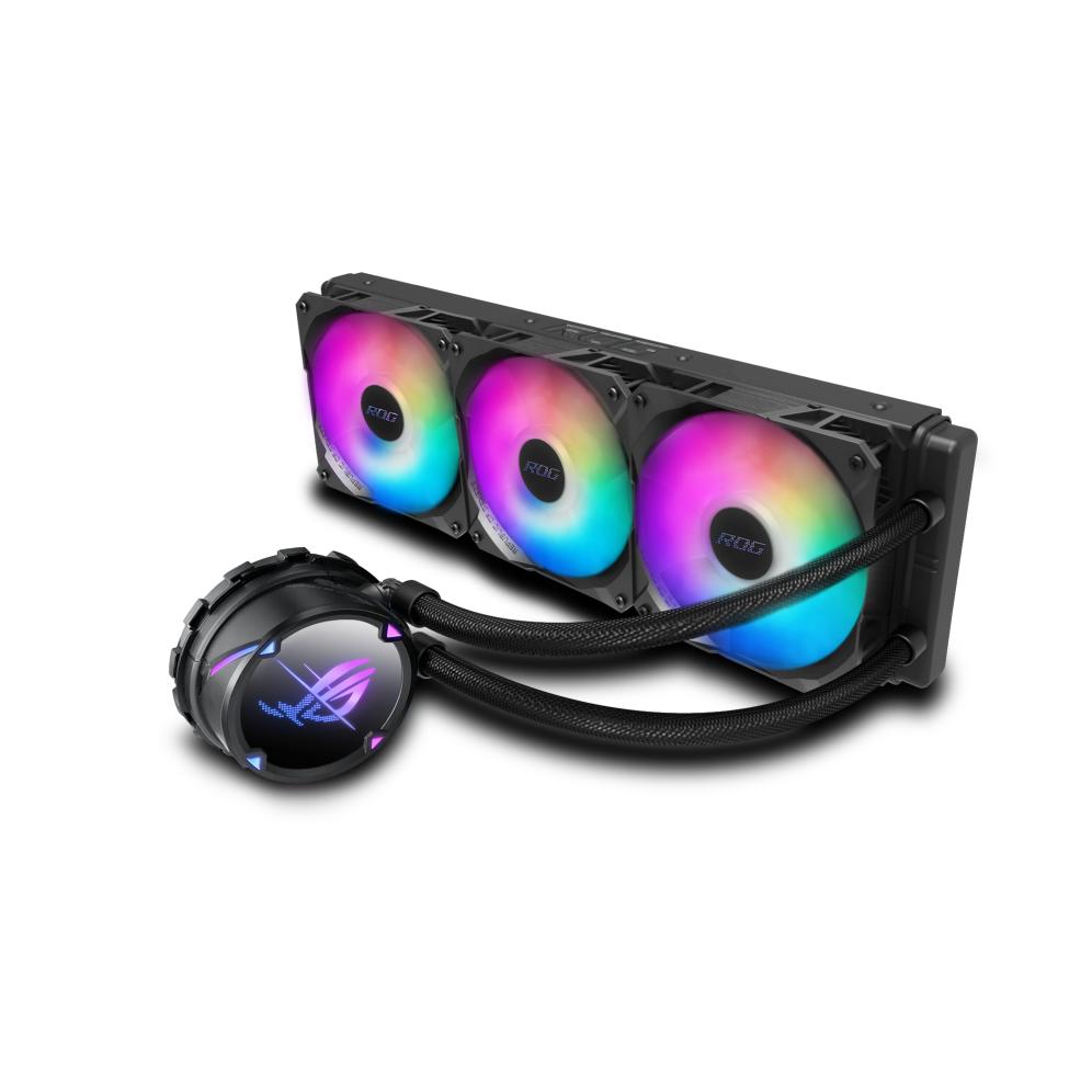VENTILADOR CPU ASUS (ROG STRIX LC II 360 ARGB) 3FANS ROG ARGB DE 120mm