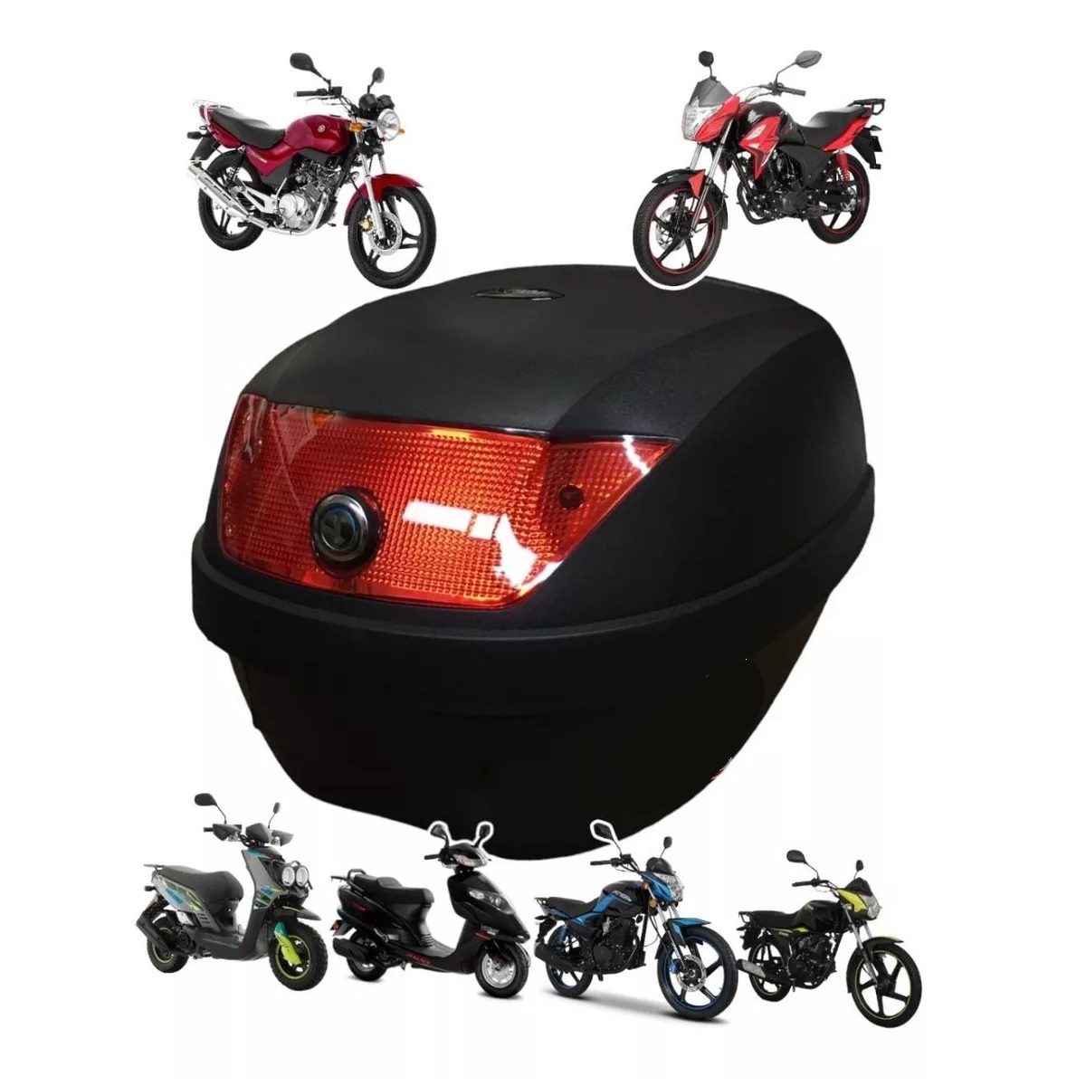 Caja Porta-equipaje Motonetas Y Motos De Trabajo Carga:3kg